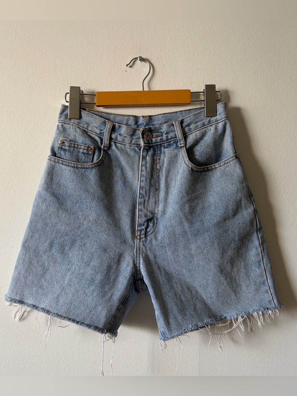 Vintage high waisted Calvin Klein cut off Jean shorts